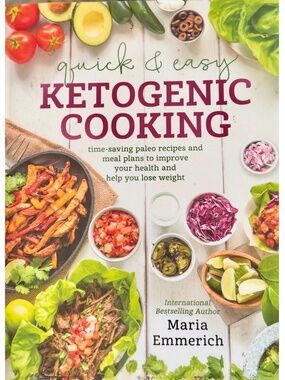 Ketogenic Cooking- BOOK-Maria Emmerich. Like New!